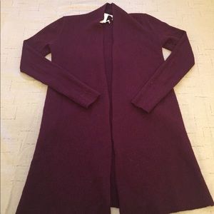 Max Studio XS Cardigan 100% Extra Fine Merino Wool